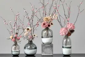樱花桃花巧妙搭配简约、唯美，为生活增添色彩，尽显艺术浪漫情怀图片