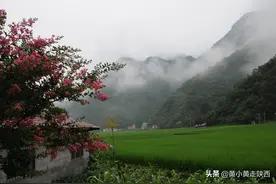 闯入秦岭云朵上的村落！地图上没有公路，抵达先要经过神秘大峡谷图片