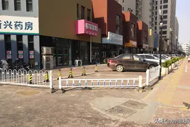禧福荷堂B区居民投诉物业公司圈占公共用地 新华区城管局：查实后将依法查处图片