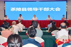 茶陵县召开领导干部大会 宣布省委、市委人事决定图片