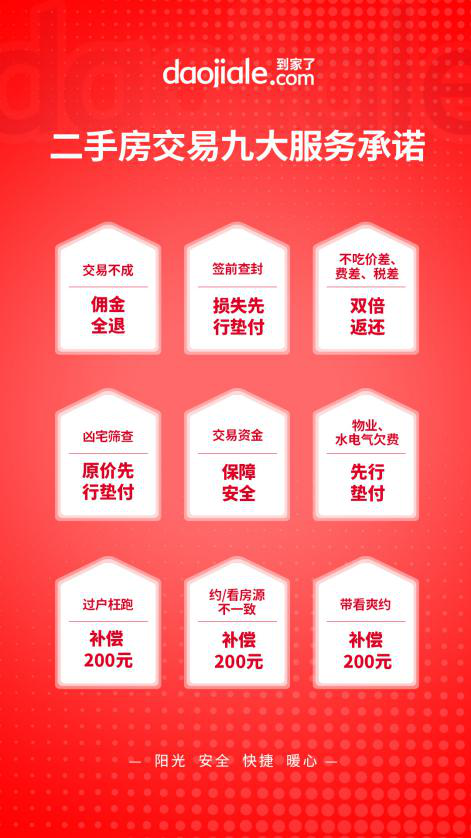 精益求精，品质服务！重庆到家了发布《二手房交易服务承诺》
