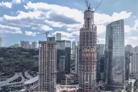 重庆化龙桥这个烂尾楼会成为重庆第一高楼？听说比来福士还要高图片