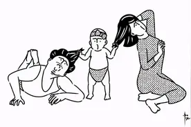 韩国奶爸“炼狱式”带娃历程，明明好惨，我却笑出了猪叫声图片