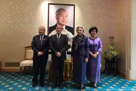 柬埔寨王子把第五任老婆打跑，是不是另有苦衷？图片