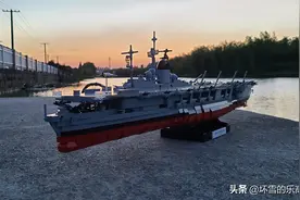 少见的积木题材：COBI积木齐柏林伯爵号航空母舰评测图片