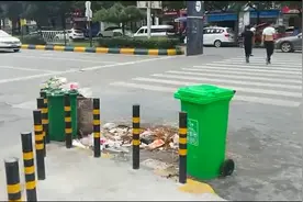 网络问政 | 贵阳一路口垃圾桶排队“霸路”，市民过路受影响视频封面