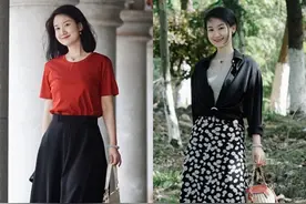 40岁小个子女性夏季这么穿，好比例+好气质优雅又舒适图片