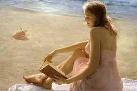 如沐阳光——加拿大艺术家海伦·贝兰德暖色调油画作品图片