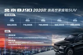 从北京BJ90来看，值钱的还是底盘三大件啊图片