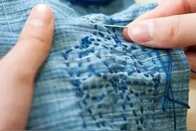 奶奶辈的补丁刺绣，一样可以绣出精品，网友看完都称太“美”了图片