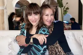 李玟晒合影与妹妹撞脸，同为明星家属，关晓彤和姐姐反差却很大图片