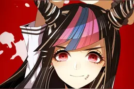 《弹丸论破》澪田唯吹，动漫全面屏壁纸，行为脱线的颜艺担当图片