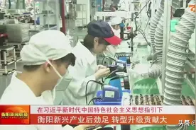 在习近平新时代中国特色社会主义思想指引下 衡阳新兴产业后劲足 转型升级贡献大图片