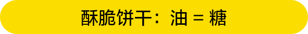烘焙师的万能公式：糖油用量变一变，饼干口感大不同