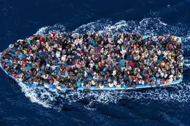 到2050年，全球将会有10亿人成为气候难民图片