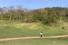 市民踏春有创意，戴口罩跳单人广场舞，跳绳，拍写真图片