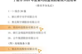 增速领跑！锦浪科技荣登市亩均效益领跑者和高端装备企业图片