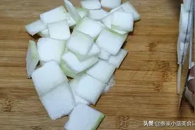 这才是冬瓜最营养的吃法，香嫩好吃好看又漂亮，小孩吃了长个子图片
