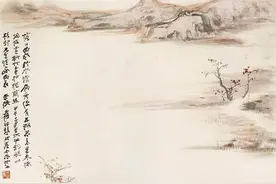 寒江独钓，(孤舟痴钓何惧冷，不为求鱼为情宁)。图片