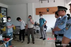 海南“黑老大”甘波一处被拍卖房产清场交付图片