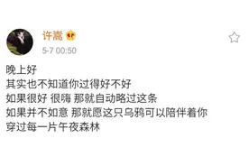 许嵩的新歌《乌鸦》我听了，说说我的看法吧图片