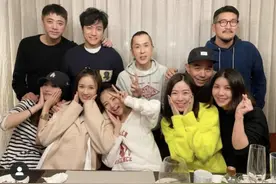 陈乔恩与男友现身聚会，小腹隆起疑好事将近？安以轩在旁稳居C位图片