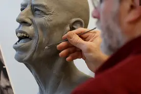 真人版蜡像的制作过程，有点吓人才能如此逼真图片