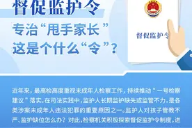 【图解】督促监护令专治“甩手家长”，这是个什么“令”？图片