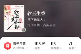 推荐月下无美人，最新完结古言《软玉生香》，黑莲花女主惹人爱！图片