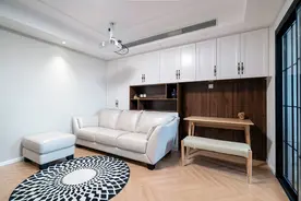 60㎡住一家三口！两房一厅，每一平都被安排得明白，简单幸福图片