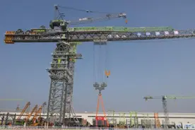 中国又火了，用4000吨钢材造出一个大家伙，工业巨头德国折服图片