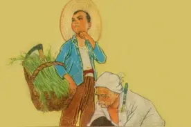 故事连环画：《十粒米的故事》人民美术出版社图片