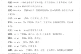 小学五六年级语文：常考词语注音+释义，基础知识，给孩子备好！图片