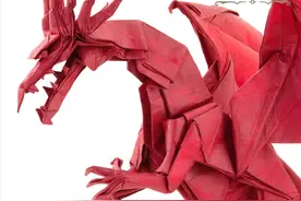 「折纸教程」神谷古代龙2.0折图图片