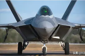 F22再遭事故，机头蹭地着陆，相控阵雷达报废，千万美元打水漂图片