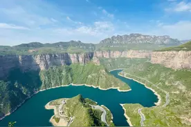 距离郑州100公里的免费太行山水开车只需1.5小时，被称为太行秘境图片