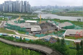 成都张大千艺术博物馆主体结构基本完工图片