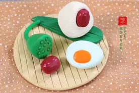 端午节粘土教程集锦：粽子、鸭蛋、莲蓬都在这图片