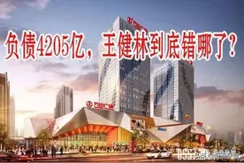 负债4205亿，王健林到底错哪了？图片