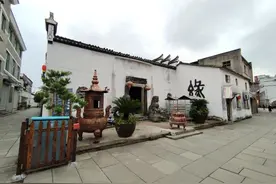 浙江金华兰溪的游埠古镇图片