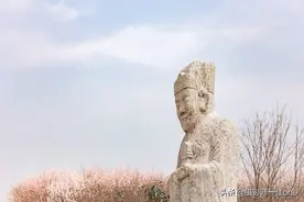 又是一年桃花开，唯美的古墓桃花背后，其实墓主人历史上很残暴图片