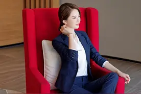 职业装通勤工装气质韩版格子西服办公室工作服图片