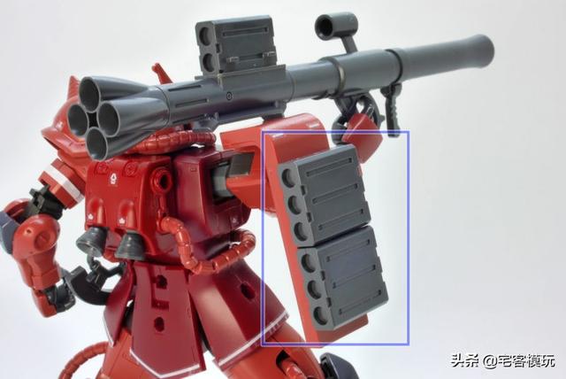 模玩测评：转11区测评系列 HG GTO 夏亚专用扎古II 红色彗星Ver.