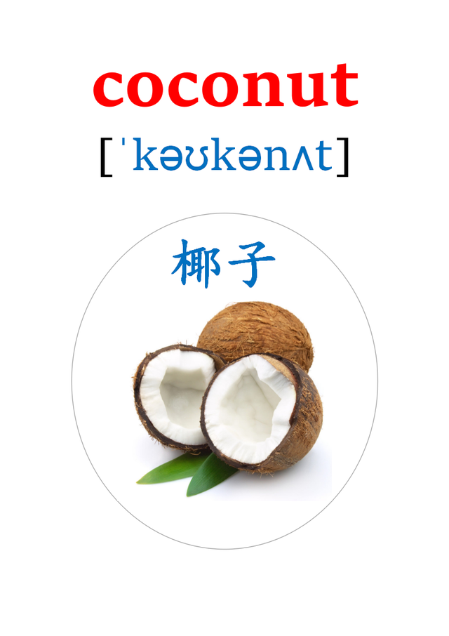 英语卡片来了！20多种水果的英语单词！apple、orange、pear
