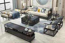 真皮沙发淘汰了！“新中式”沙发一出，整洁美观，拍照给大家看看图片