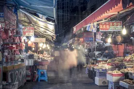 霓虹灯下的藏污纳垢之地图片