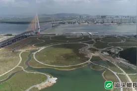 扮靓内海湾！位于礐石大桥南岸​的南滨绿地公园雏形初见……图片
