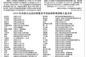 关于2020年内蒙古自治区选拔推荐享受国务院政府特殊津贴人选公示的通知图片