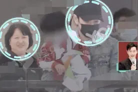 黄晓明带儿子外出又被偷拍！全程抱娃不撒手，4岁小海绵头发浓密图片