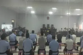 南充张某等18人涉嫌组织、领导、参加黑社会性质组织等罪一案开审图片